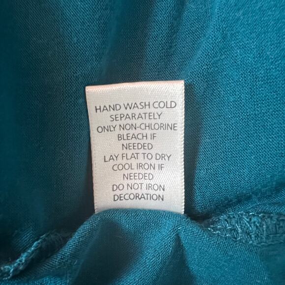 Christopher & Banks 3/4 Sleeve Sequin Blue Top Size S - Picture 10 of 11